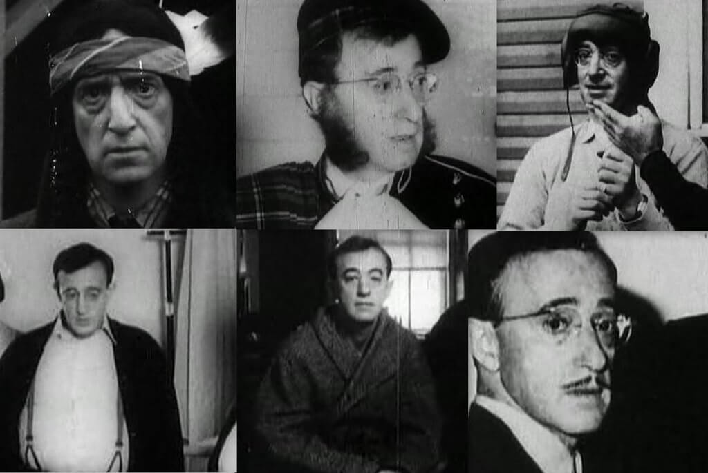 Escenas de la película zelig como ejemplo del efecto camaleón