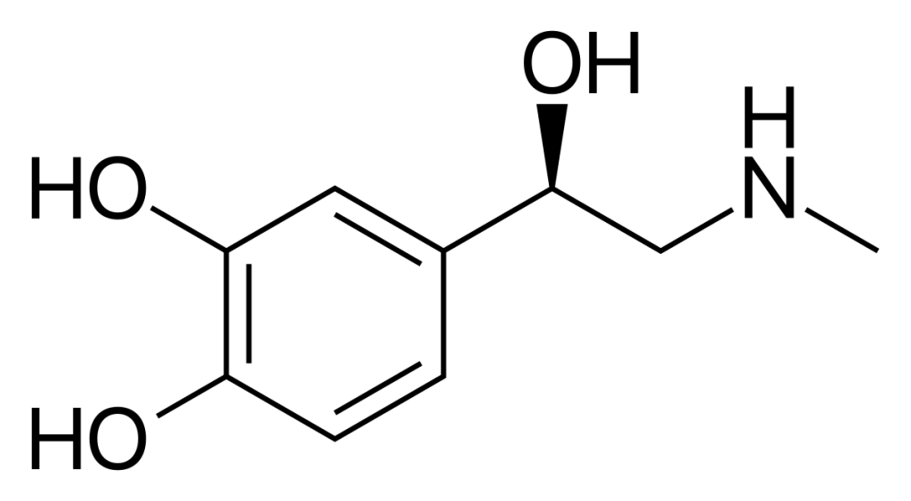 fórmula de la adrenalina
