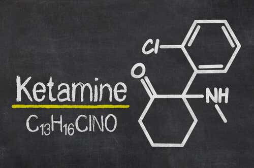 Fórmula química de la ketamina