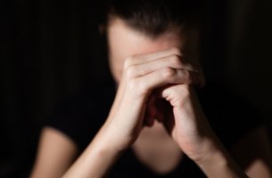 Mujer con depresión