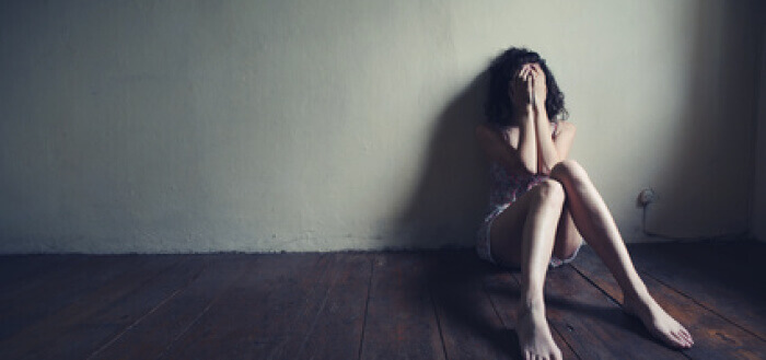 Mujer con trastorno mental grave