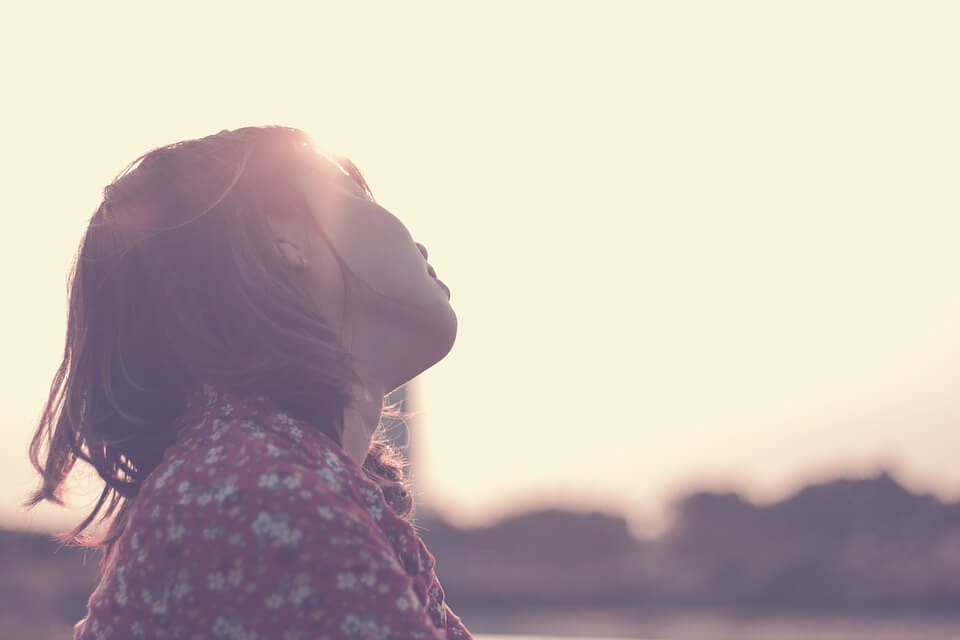 girl in the sun
