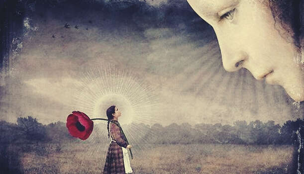 rostro mirando a una niña demostrando el falso altruismo