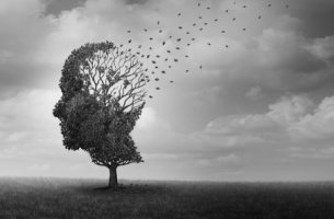 Árbol con cabeza de persona