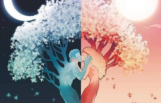 Árbol formado por una pareja