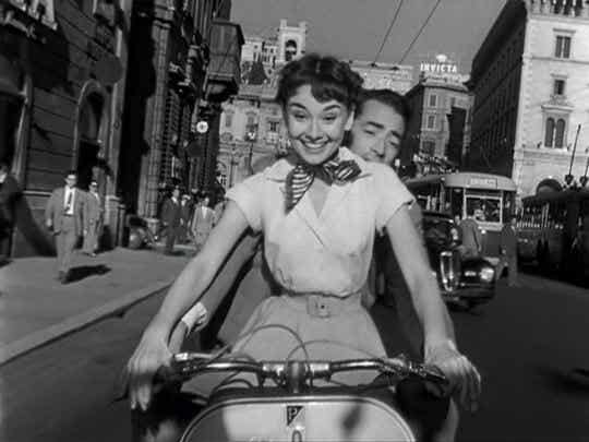 película donde aparecen las frases de Audrey Hepburn