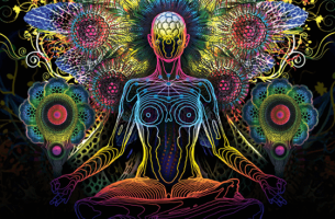 figura practicando mantras para meditar