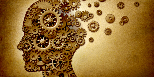 Mente con mecanismos de memoria para representar el modelo de memoria de Atkinson y Shiffrin