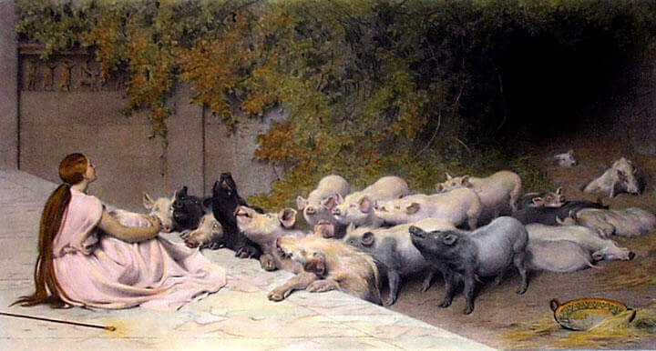 Mujer en el campo