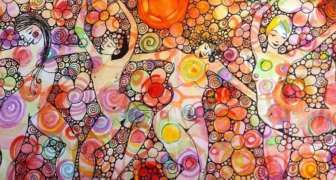 mujeres unidas representando la sororidad