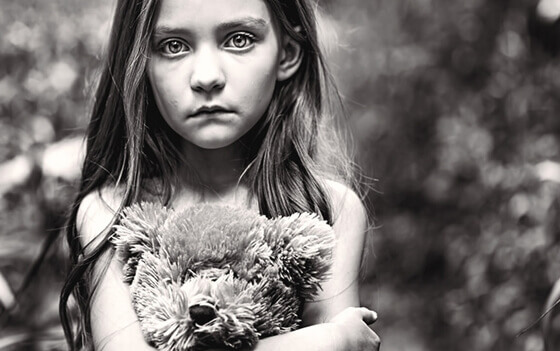 Niña triste