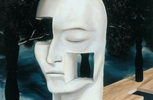 rostro representando las frases de Jacques Lacan