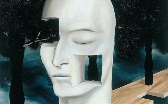 Rostro representando "virus" del egoísmo