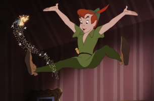 Peter pan con campanilla
