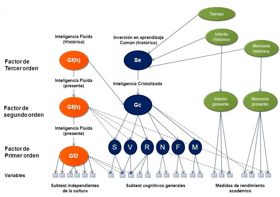 El modelo de inteligencia de Cattell
