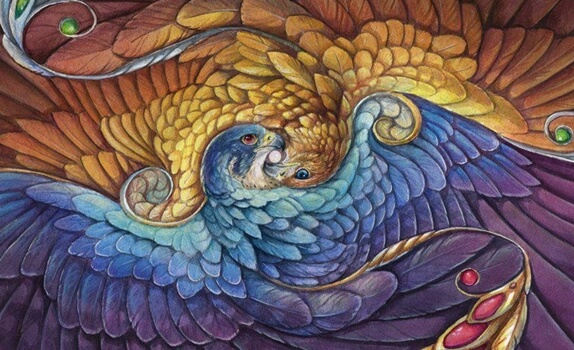 aguilas representando la sabiduría Tolteca