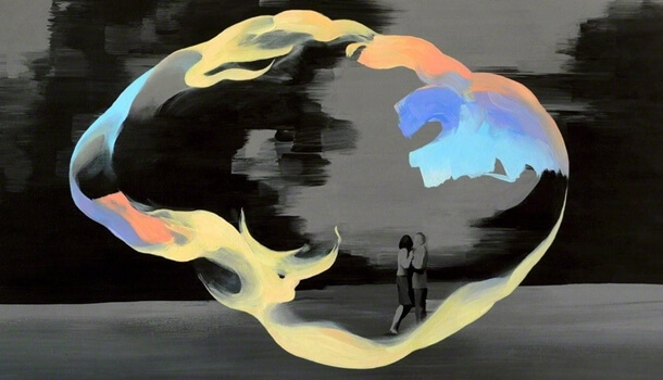 cerebro donde hay una pareja representando cuando la mente te engaña