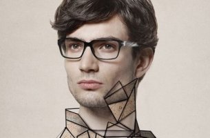 Chico con gafas