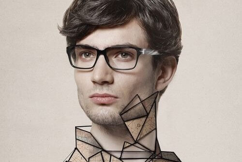 Chico con gafas simbolizando el complejo de Aristóteles