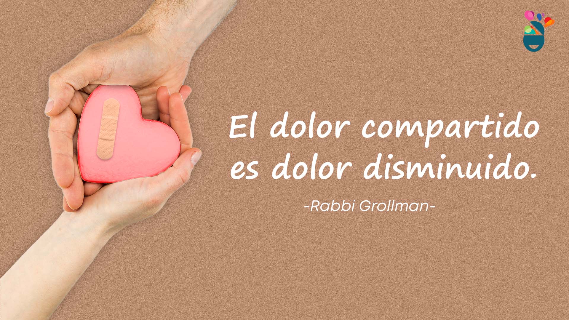 Frase de Rabbi Grollman sobre dolor compartido