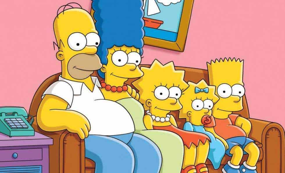 Los Simpson en el sofá