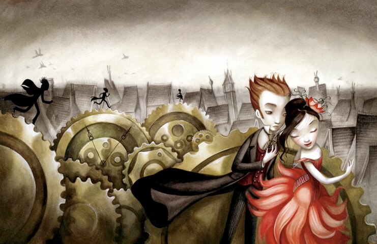 pareja representando el decálogo del amor