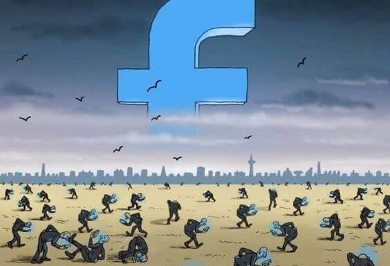 Large Facebook symbol