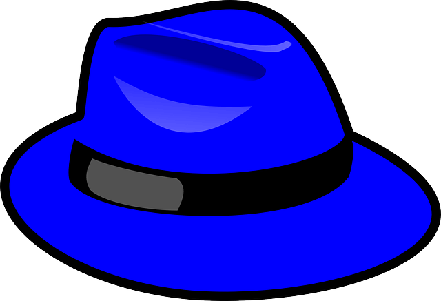 sombrero azul representando la técnica de los seis sombreros