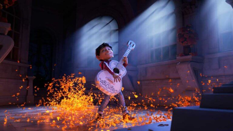 Coco con guitarra