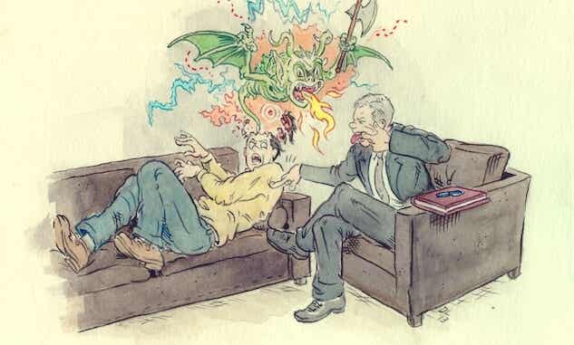 ilustración donde la psicoterapia fracasa