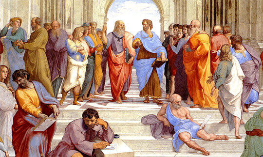 La escuela de Atenas