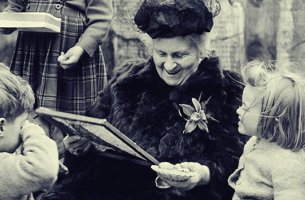 imagen representando las frases de María Montessori