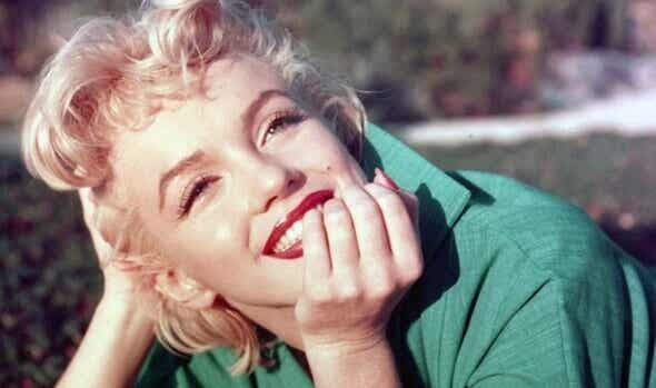 Marilyn Monroe sonriendo