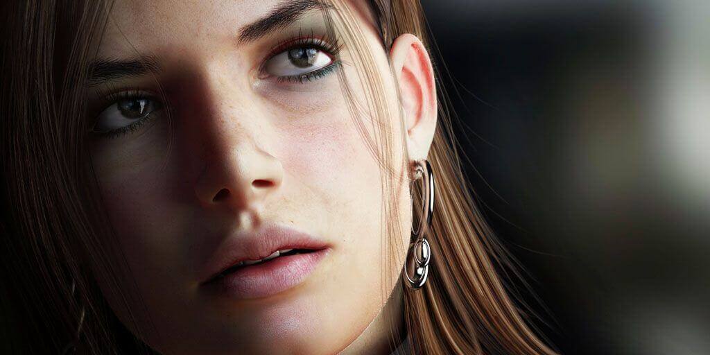 Mujer que sufre el efecto del trastorno de despersonalización