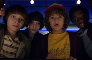 Niños de la serie Stranger Things