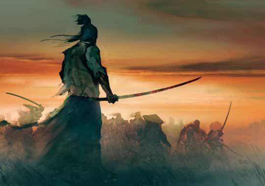 samurai en la batalla simbolizando el camino del guerrero
