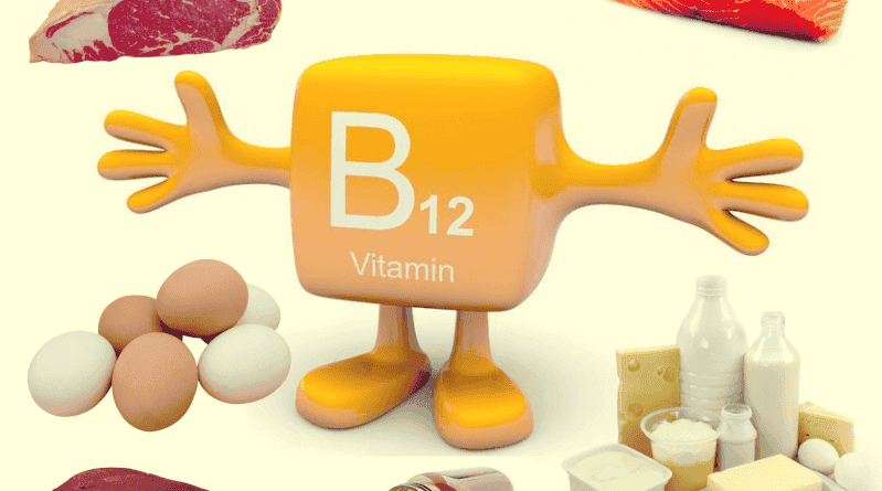 Figura simbolizando el déficit de vitamina B12