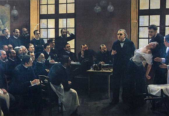 Charcot dando clase