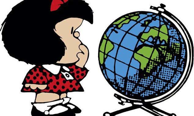 Imagem representando as frases da Mafalda.