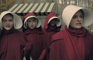Mujeres de la serie The Handmaid´s Tale