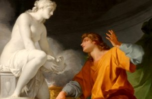 obra representando el efecto Galatea
