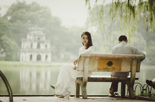 Pareja triste