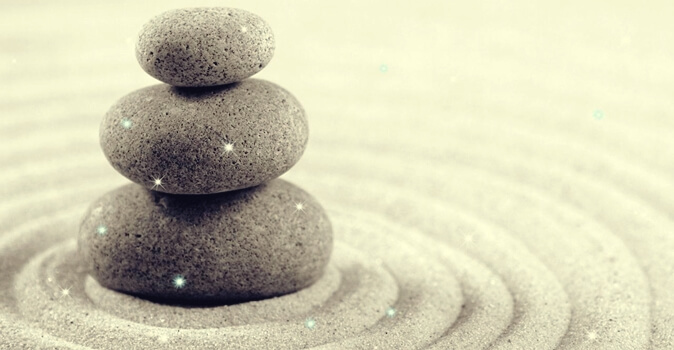 rocas representando el equilibrio frente a la presión