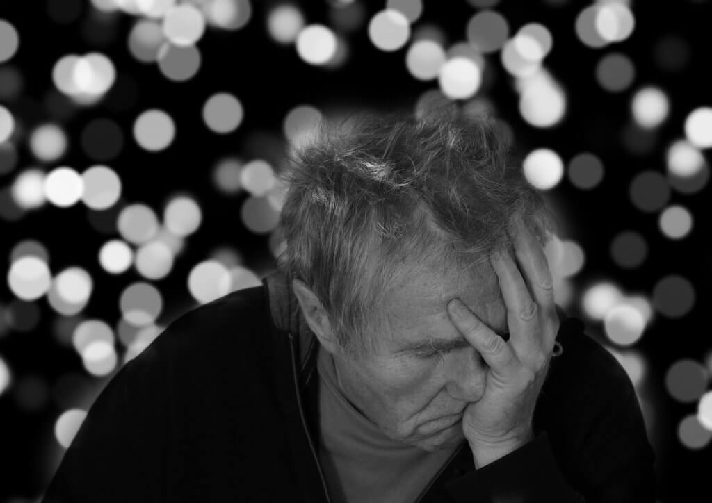 Anciano de Alzheimer