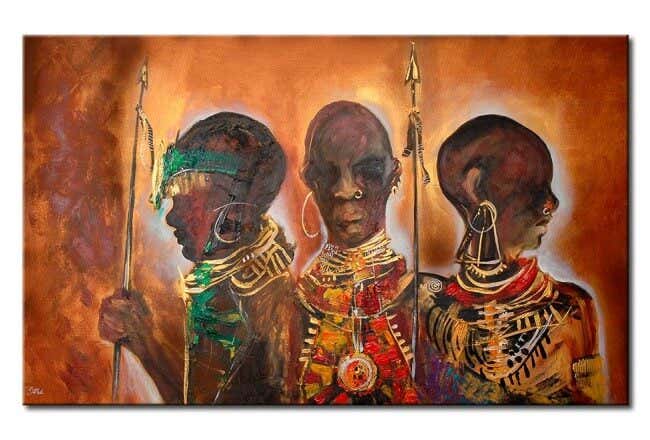 guerreros representando los proverbios africanos