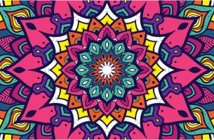 Mandala de colores