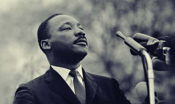 Martin Luther King gegen Gewalt