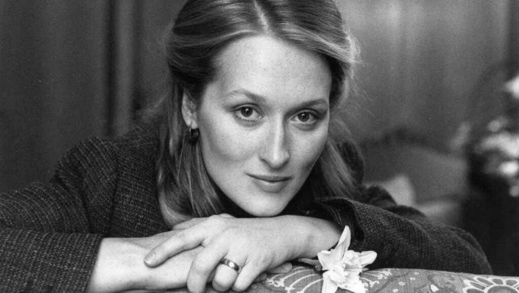 Meryl Streep posando