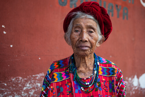 Mujer con cara triste