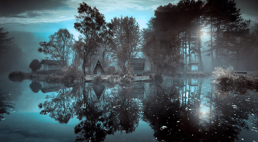 naturaleza envuelta en silencio